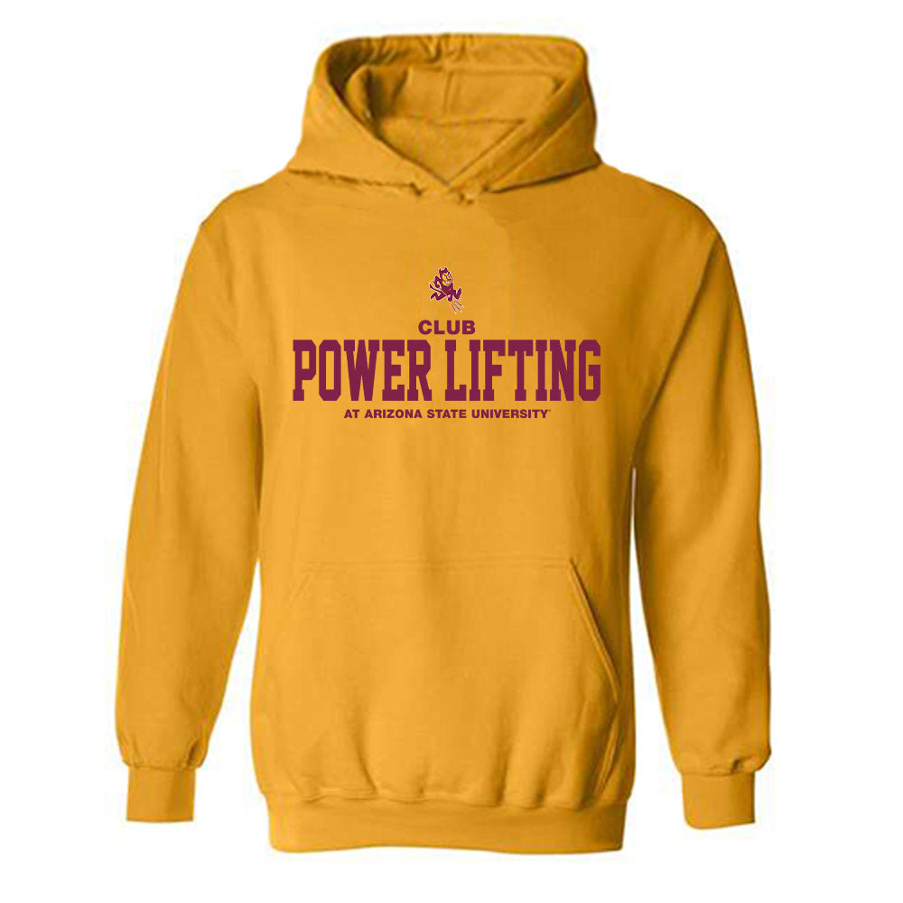 Arizona State - Club Power Lifting : Classic Shersey Hooded Sweatshirt