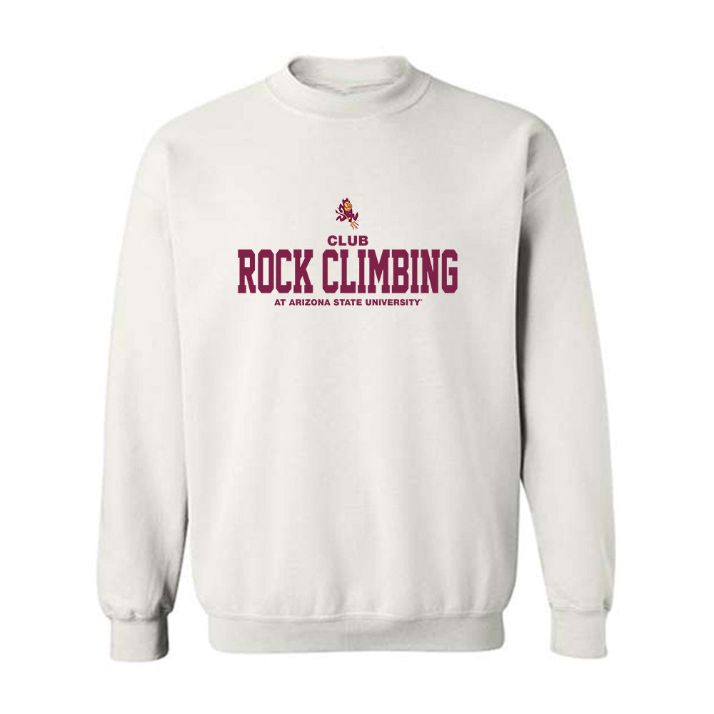 Arizona State - Club Rock Climbing : Classic Shersey Crewneck Sweatshirt