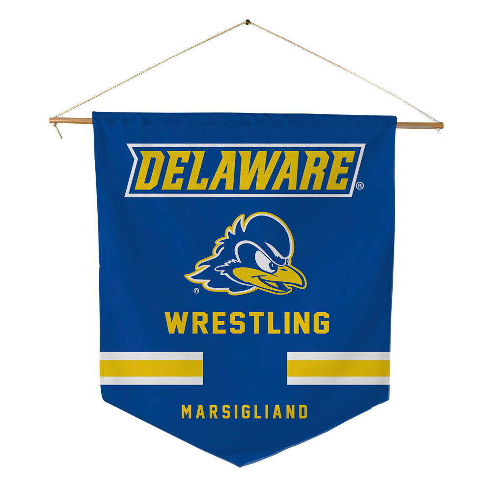 Delaware - Wrestling : Mark Marsigliand - Pennant - 18" x 21"-0