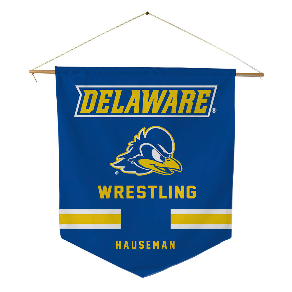 Delaware - Wrestling : Brady Hauseman - Pennant - 18" x 21"-0
