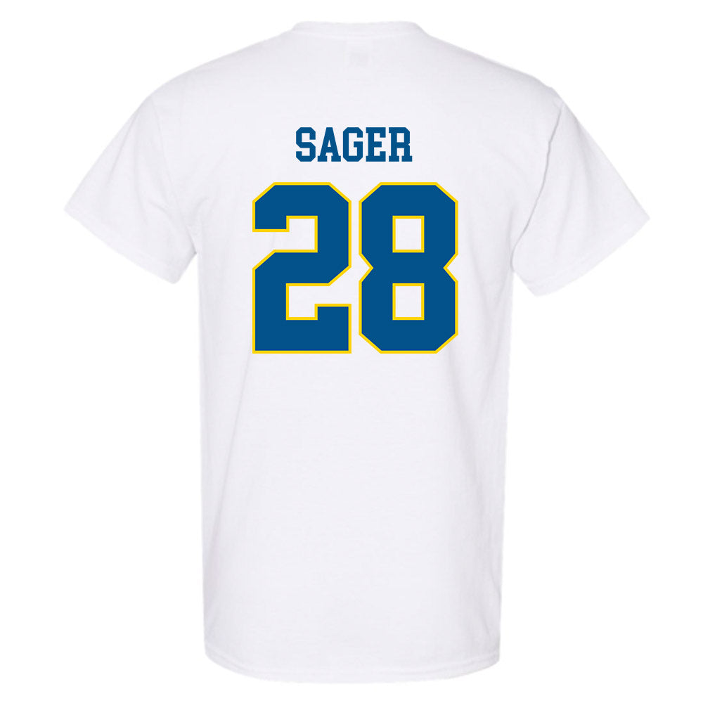 Delaware - Men's D2 Ice Hockey : Chris Sager - T-Shirt-1