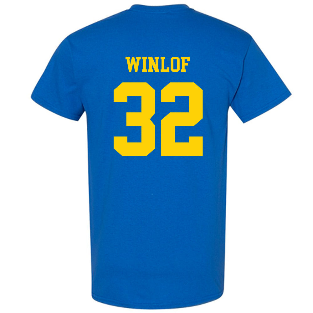 Delaware - Men's D2 Ice Hockey : Evan Winlof - T-Shirt-1