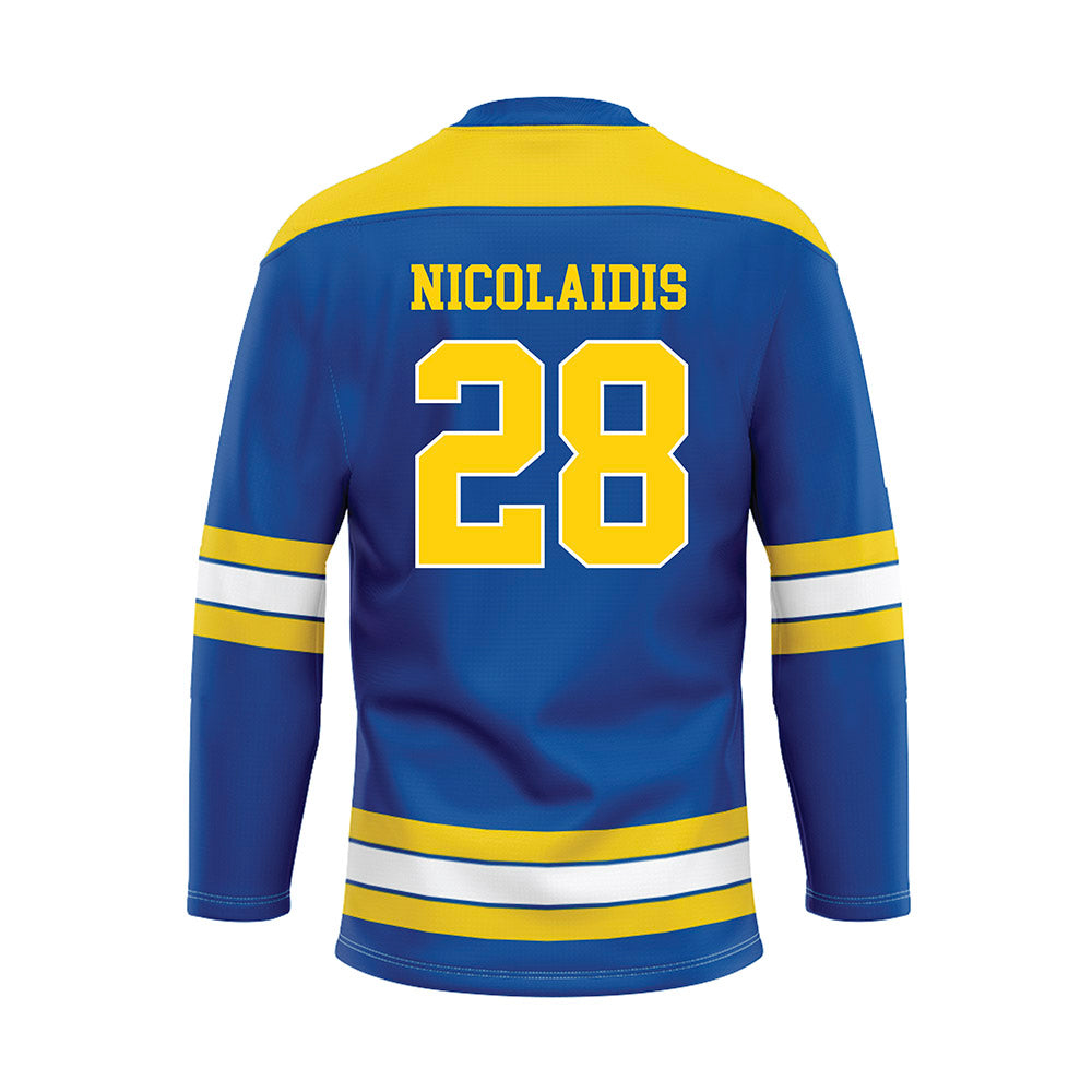 Delaware - Men's D3 Ice Hockey : James Nicolaidis - Hockey Jersey-1