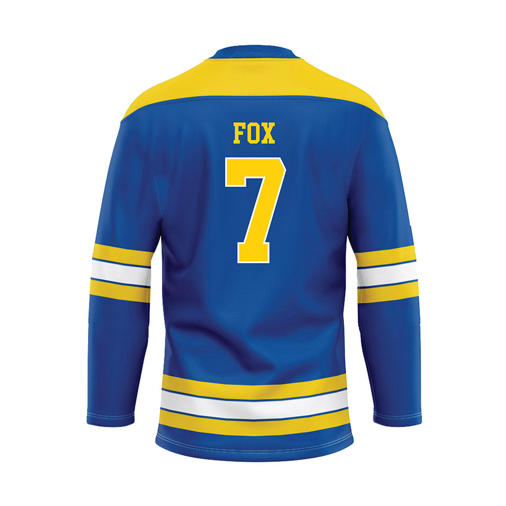 Delaware - Men's D2 Ice Hockey : Justin Fox - Hockey Jersey-1