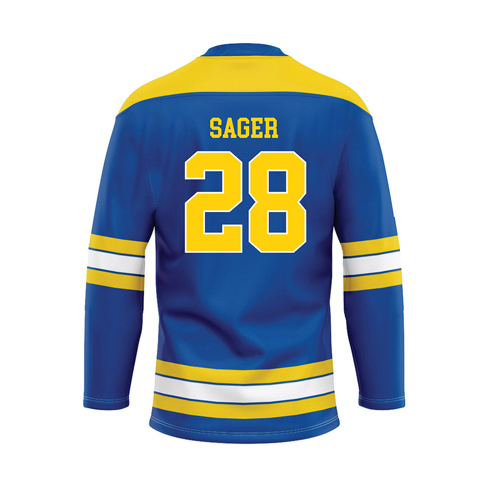 Delaware - Men's D2 Ice Hockey : Chris Sager - Hockey Jersey-1