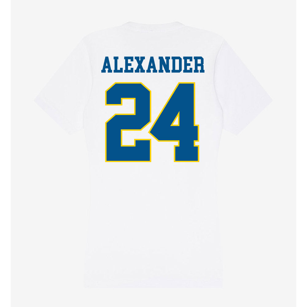 Delaware - Women's Ice Hockey : Jamiyah Alexander - Women's V-Neck T-Shirt-1