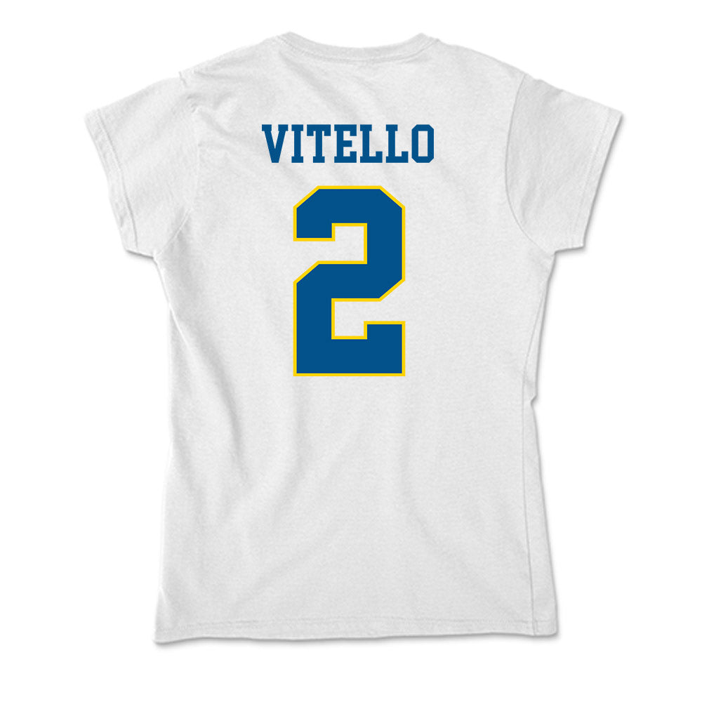 Delaware - Flag Football : Julia Vitello - Soft Style Women’s T-Shirt-1