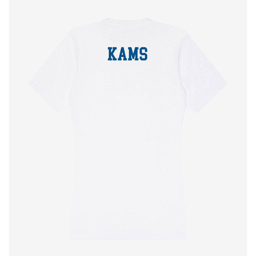 Delaware - Women's Rugby : Abby Kams - Women's V-Neck T-Shirt-1