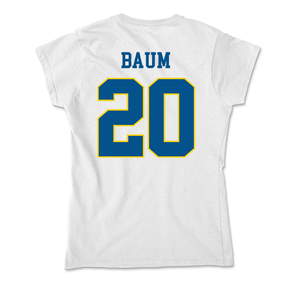 Delaware - Men's D2 Ice Hockey : Theodore Baum - Soft Style Women’s T-Shirt-1