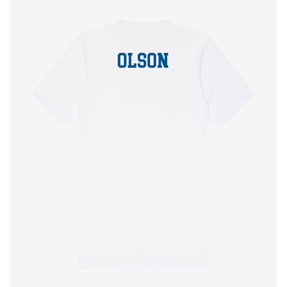 Delaware - Figure Skating : Lizzy Olson - Women's V-Neck T-Shirt-1