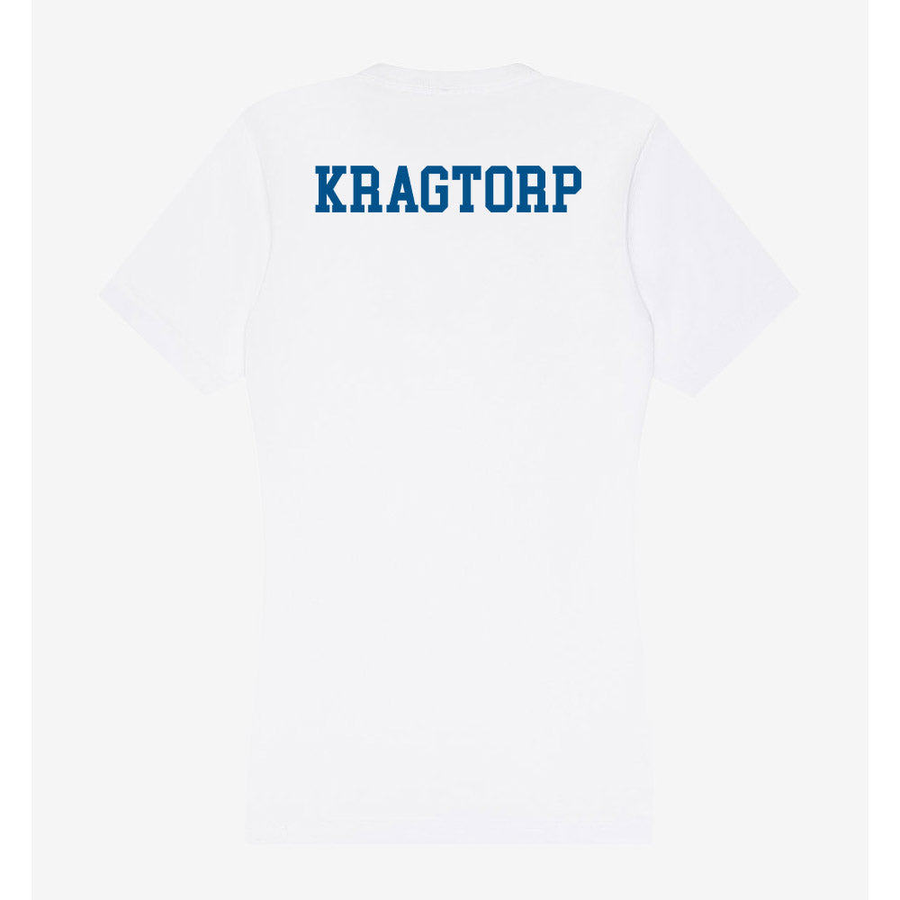 Delaware - Synchronized Skating : Adeline Kragtorp - Women's V-Neck T-Shirt-1