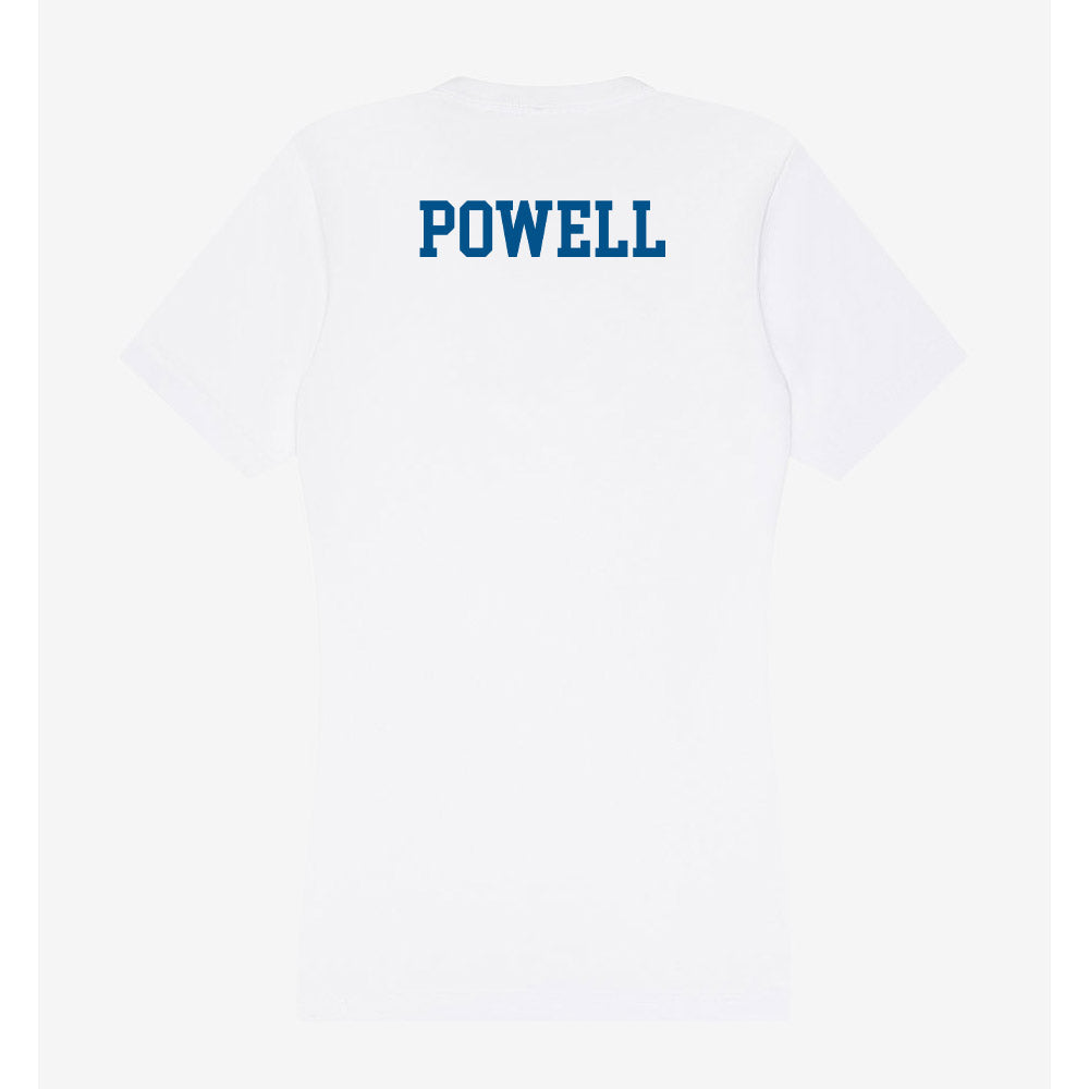 Delaware - Figure Skating : Sarah Powell - Women's V-Neck T-Shirt-1