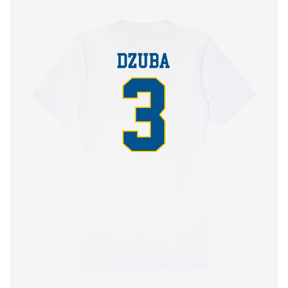 Delaware - Flag Football : Brianne Dzuba - Women's V-Neck T-Shirt-1