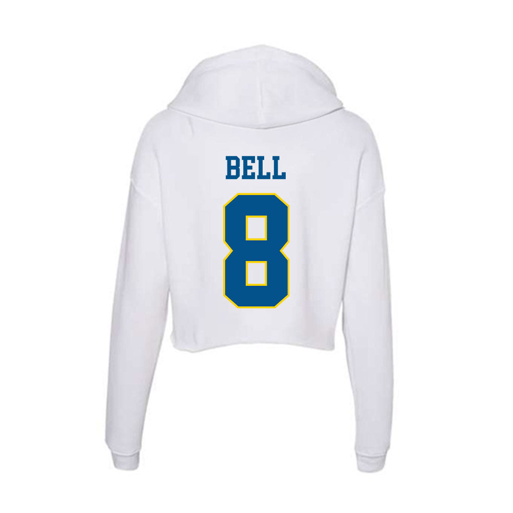 Delaware - Flag Football : Katherine Bell - Women's Crop Fleece Hoodie-1