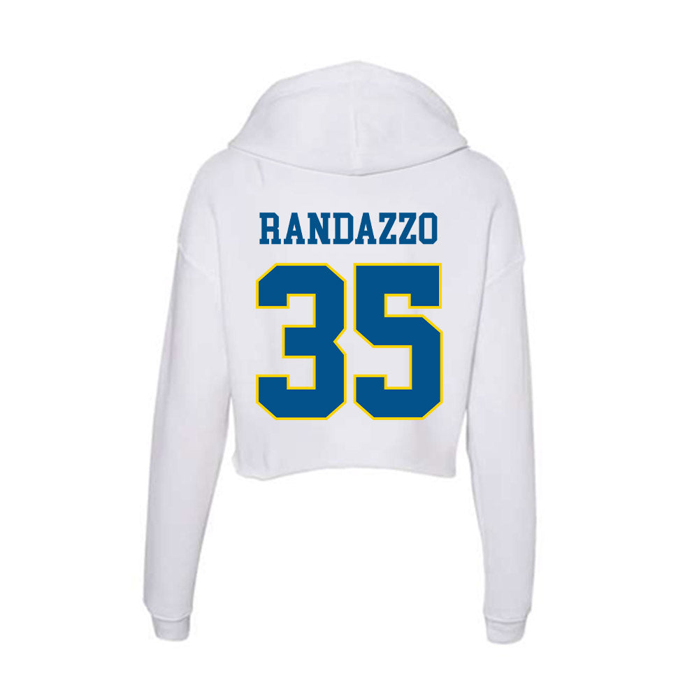Delaware - Women's Ice Hockey : Charlotte Randazzo - Women's Crop Fleece Hoodie-1