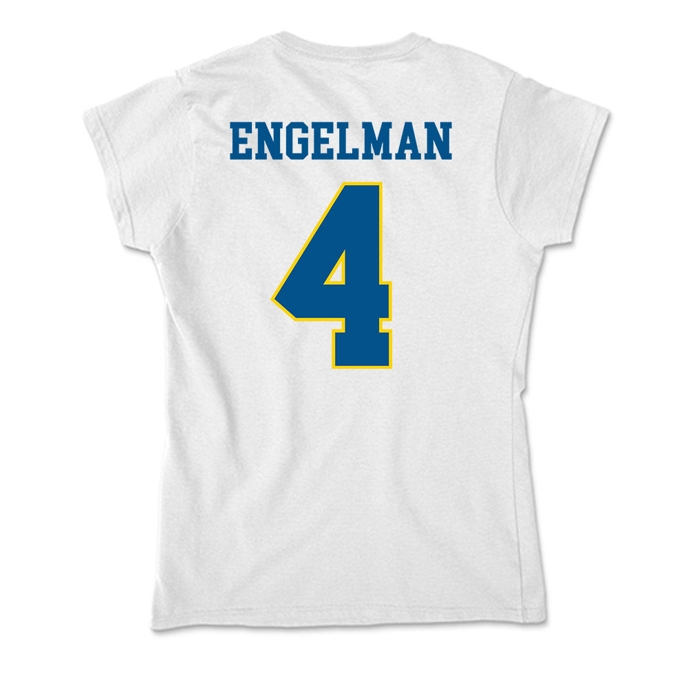 Delaware - Men's D2 Ice Hockey : Joey Engelman - Soft Style Women’s T-Shirt-1