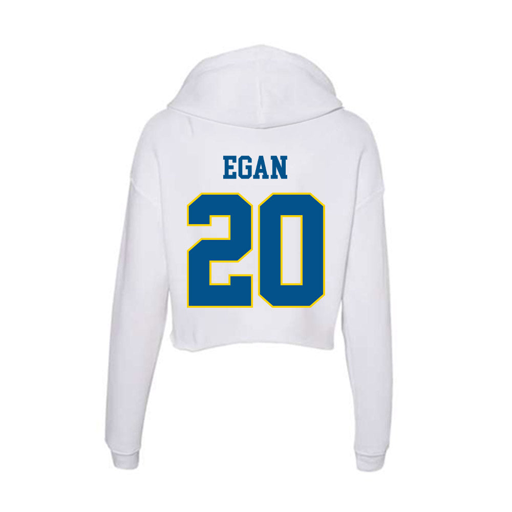 Delaware - Women's Rugby : Olivia Egan - Women's Crop Fleece Hoodie-1