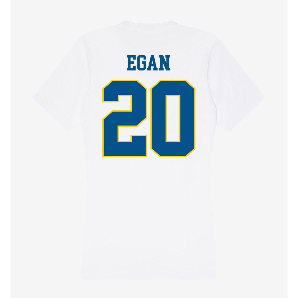 Delaware - Women's Rugby : Olivia Egan - Women's V-Neck T-Shirt-1
