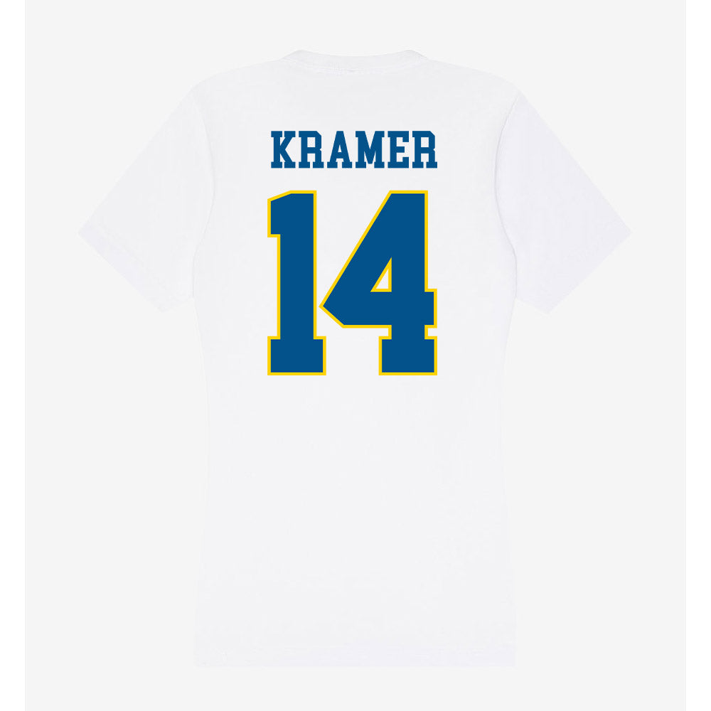 Delaware - Men's D2 Ice Hockey : Brian Kramer - Women's V-Neck T-Shirt-1
