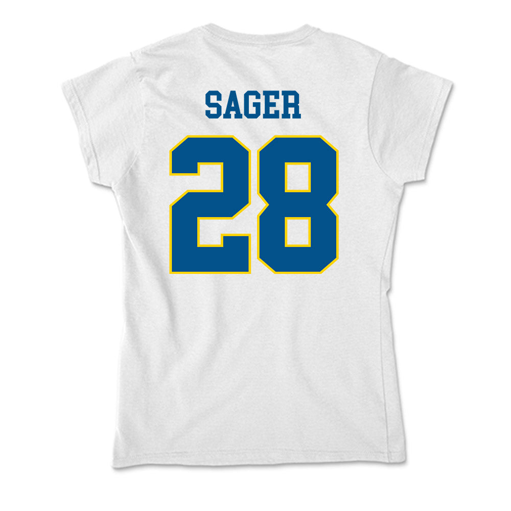 Delaware - Men's D2 Ice Hockey : Chris Sager - Soft Style Women’s T-Shirt-1