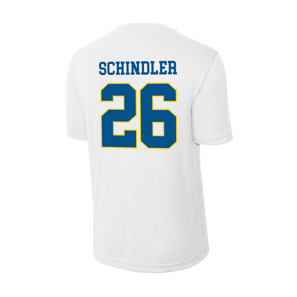 Delaware - Women's Ice Hockey : Nancy Schindler - Activewear T-Shirt-1