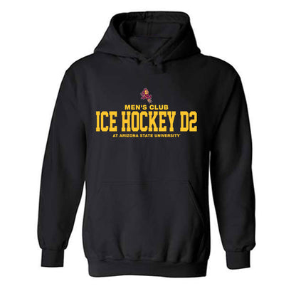 Arizona State - Men's Club Ice Hockey D2 : Classic Shersey Hooded Sweatshirt
