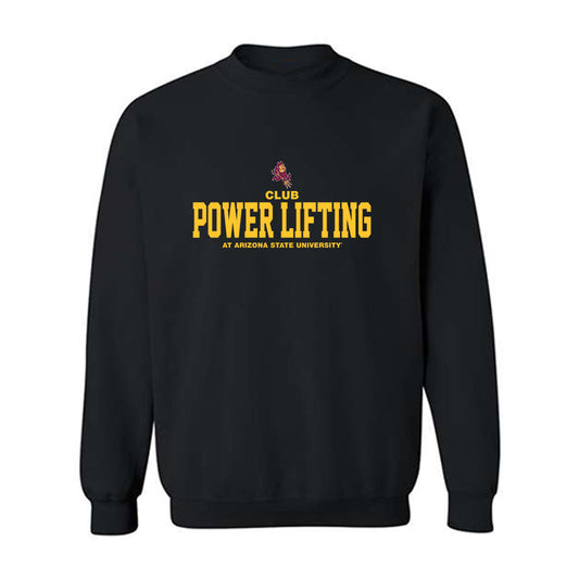 Arizona State - Club Power Lifting : Classic Shersey Crewneck Sweatshirt
