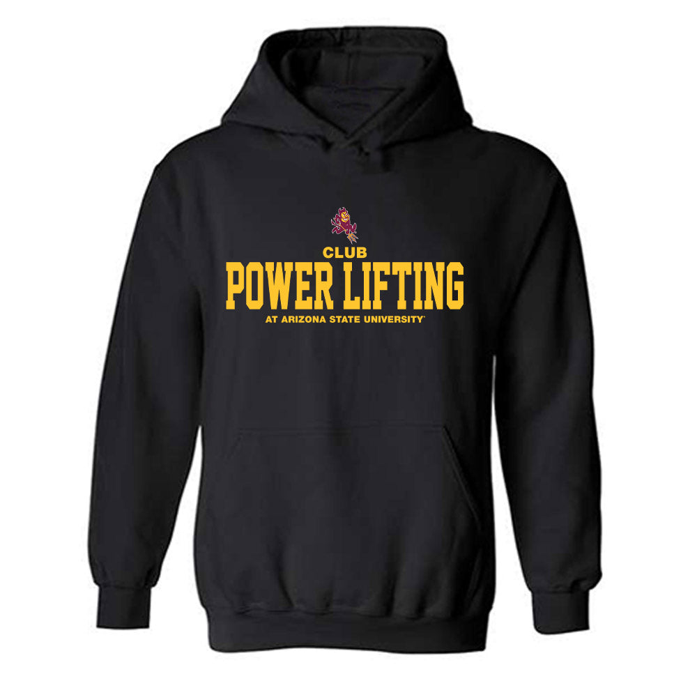 Arizona State - Club Power Lifting : Classic Shersey Hooded Sweatshirt