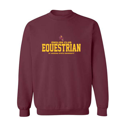 Arizona State - English Club Equestrian : Classic Shersey Crewneck Sweatshirt