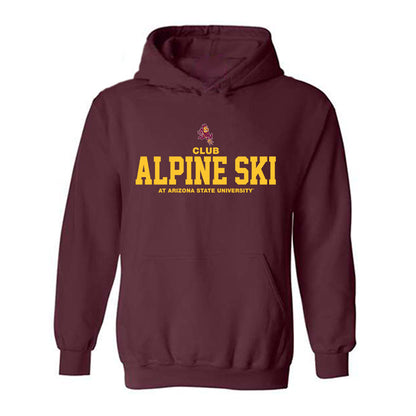 Arizona State - Club Alpine Ski : Classic Shersey Hooded Sweatshirt