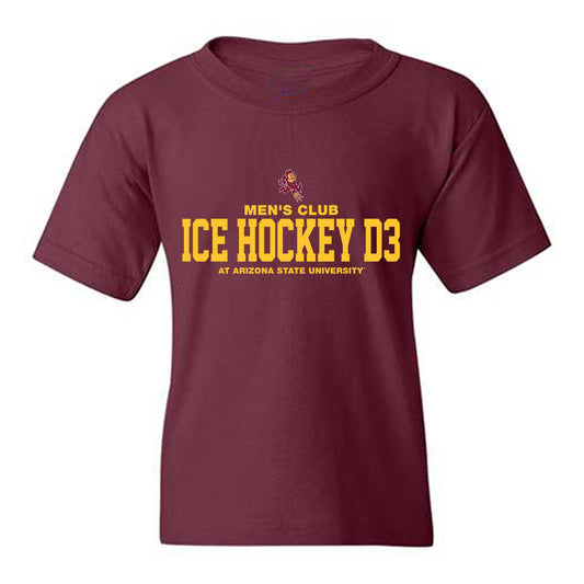 Arizona State - Men's Club Ice Hockey D3 : Classic Shersey Youth T-Shirt