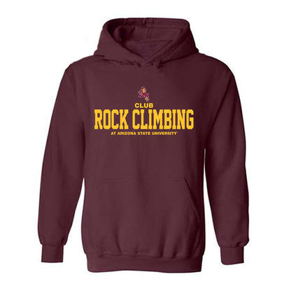Arizona State - Club Rock Climbing : Classic Shersey Hooded Sweatshirt
