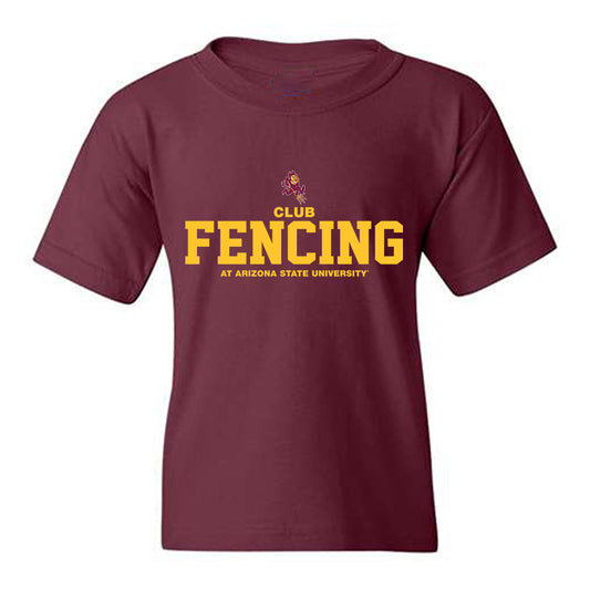Arizona State - Club Fencing : Classic Shersey Youth T-Shirt