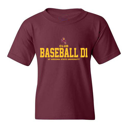 Arizona State - Club Baseball D1 : Classic Shersey Youth T-Shirt