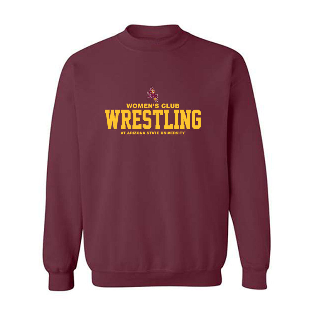 Arizona State - Women's Club Wrestling : Classic Shersey Crewneck Sweatshirt