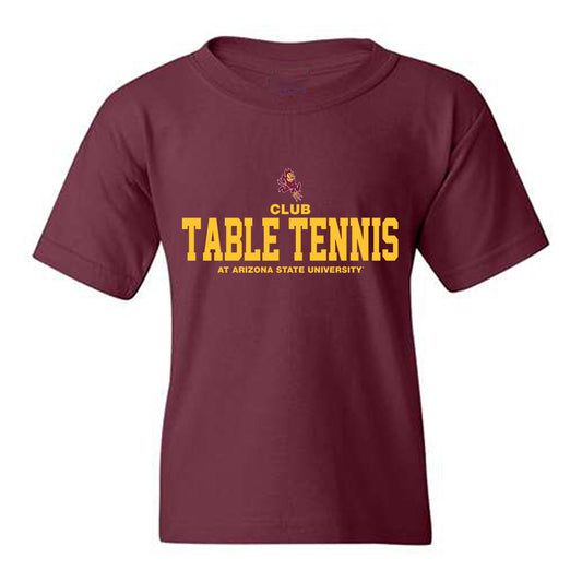 Arizona State - Club Table Tennis : Classic Shersey Youth T-Shirt