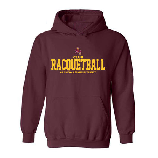 Arizona State - Club Racquetball : Classic Shersey Hooded Sweatshirt
