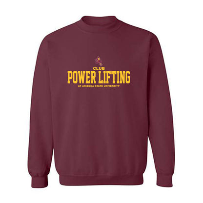 Arizona State - Club Power Lifting : Classic Shersey Crewneck Sweatshirt