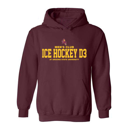 Arizona State - Men's Club Ice Hockey D3 : Classic Shersey Hooded Sweatshirt