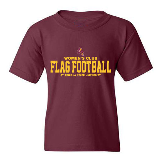 Arizona State - Women's Club Flag Football : Classic Shersey Youth T-Shirt