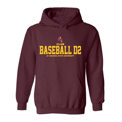 Arizona State - Club Baseball D2 : Classic Shersey Hooded Sweatshirt