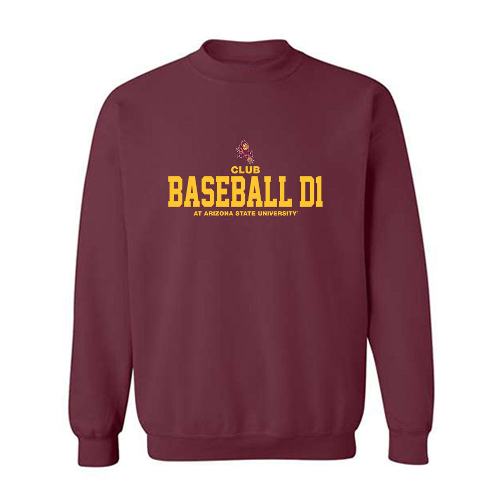 Arizona State - Club Baseball D1 : Classic Shersey Crewneck Sweatshirt