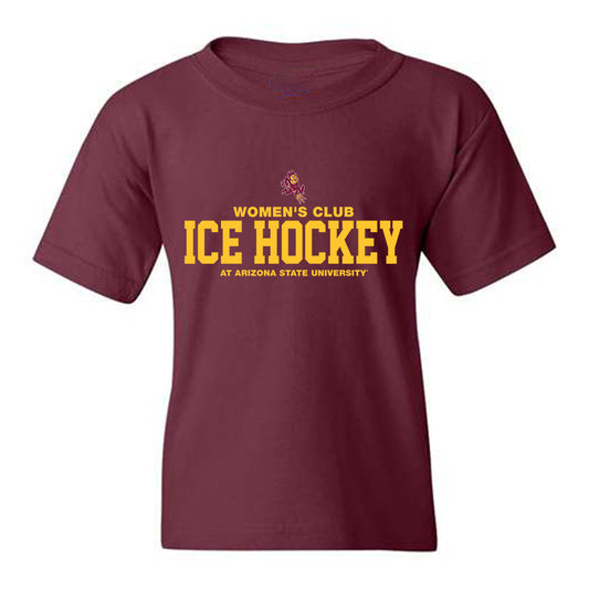 Arizona State - Women's Club Ice Hockey : Classic Shersey Youth T-Shirt