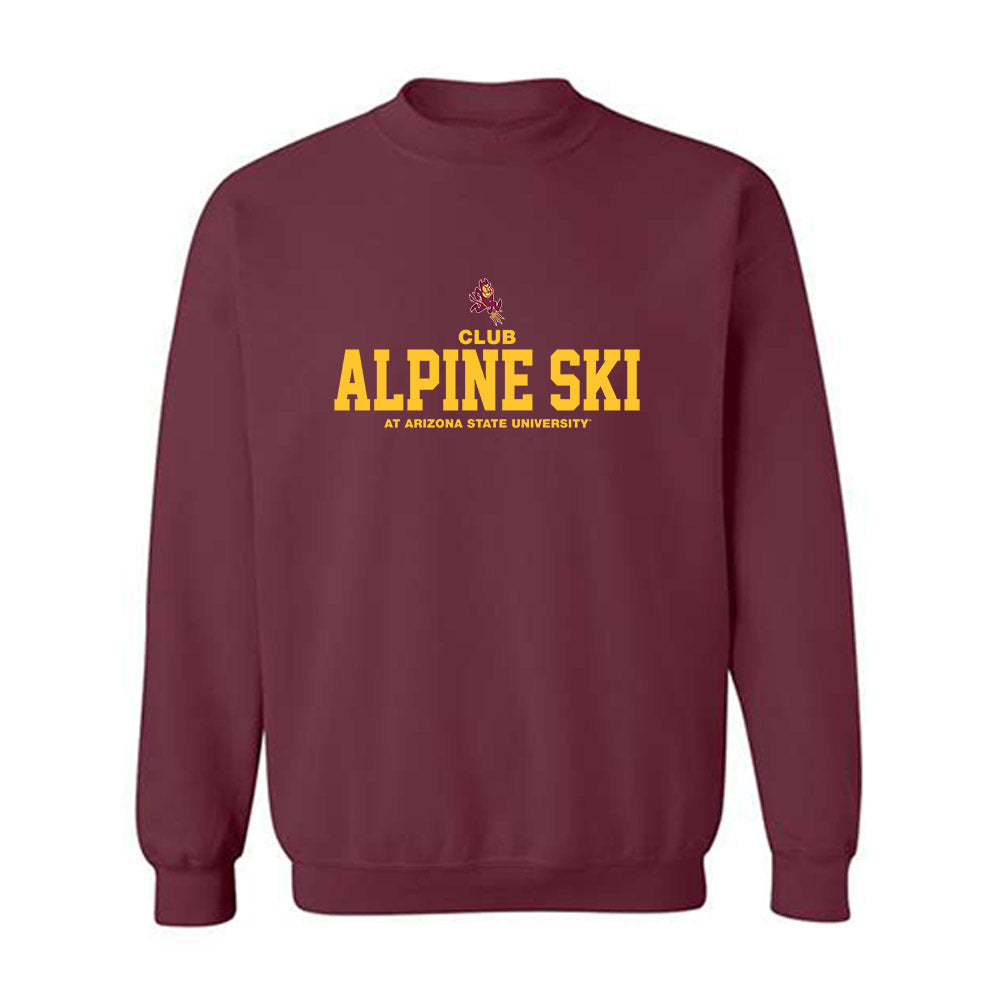 Arizona State - Club Alpine Ski : Classic Shersey Crewneck Sweatshirt