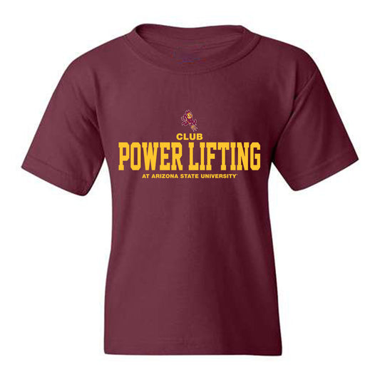 Arizona State - Club Power Lifting : Classic Shersey Youth T-Shirt
