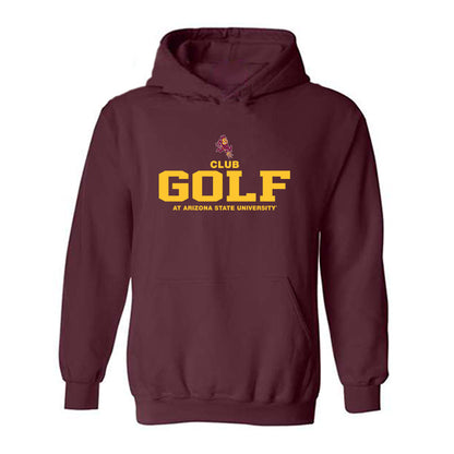Arizona State - Club Golf : Classic Shersey Hooded Sweatshirt