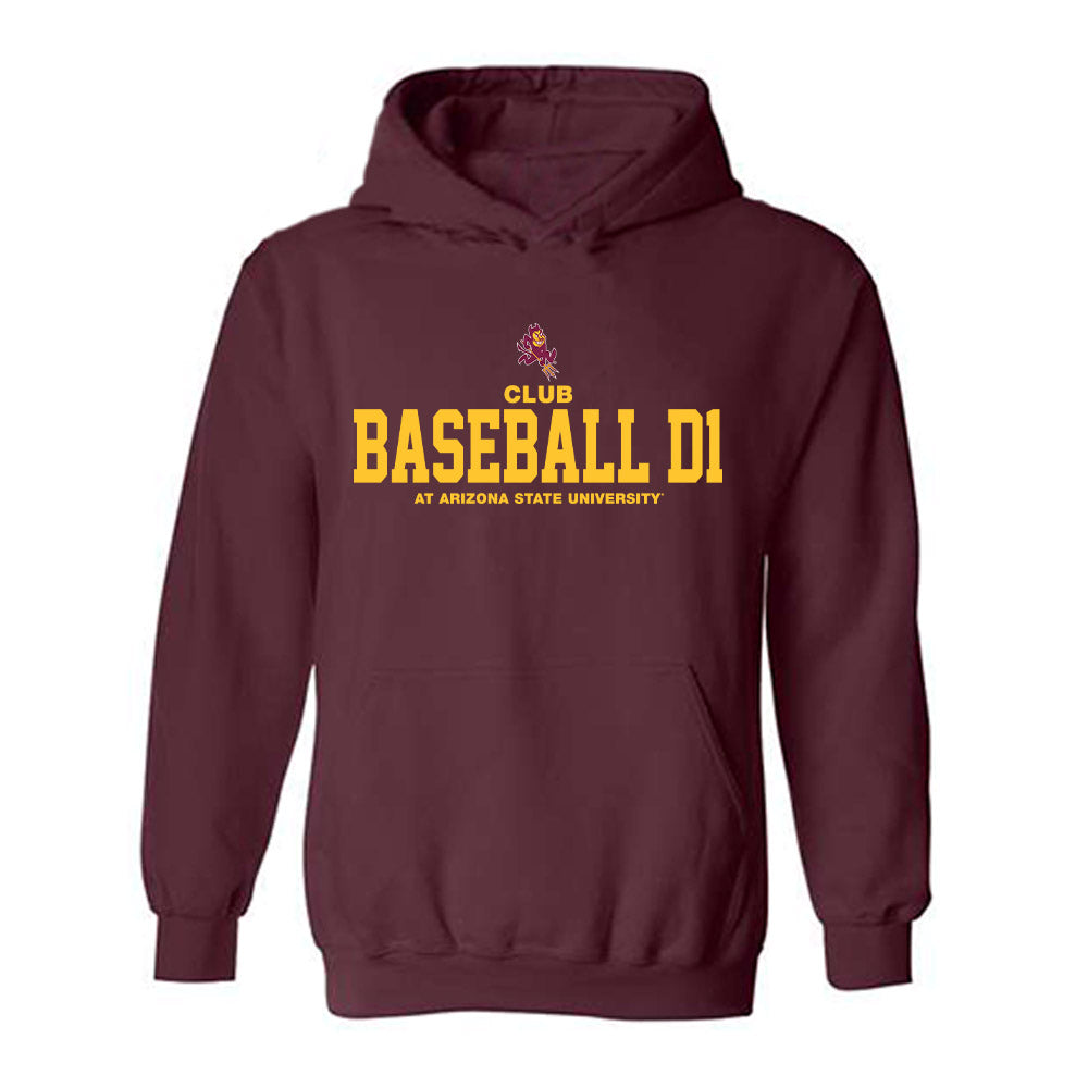 Arizona State - Club Baseball D1 : Classic Shersey Hooded Sweatshirt