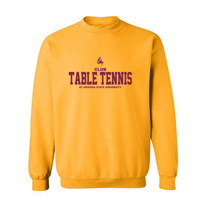 Arizona State - Club Table Tennis : Classic Shersey Crewneck Sweatshirt