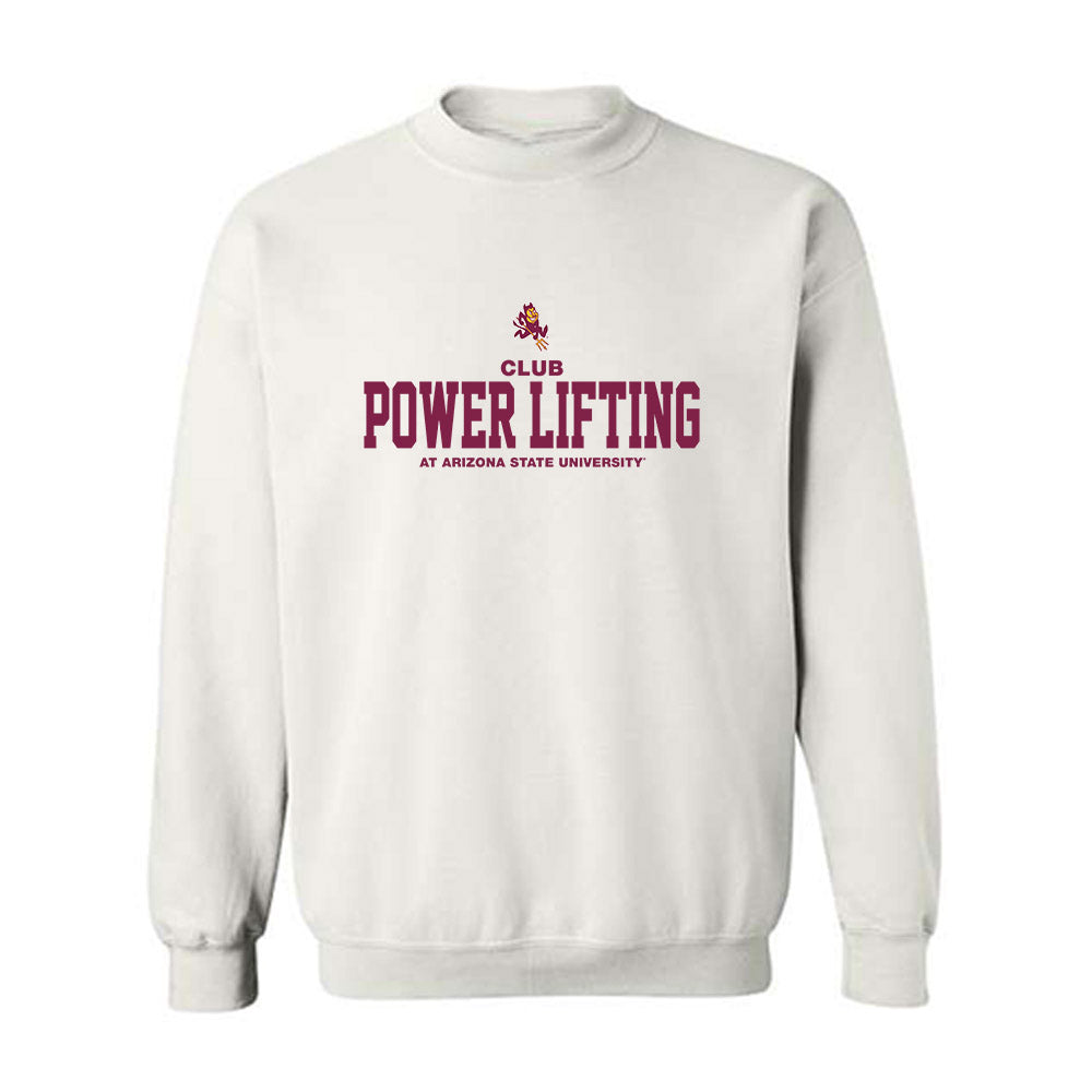 Arizona State - Club Power Lifting : Classic Shersey Crewneck Sweatshirt