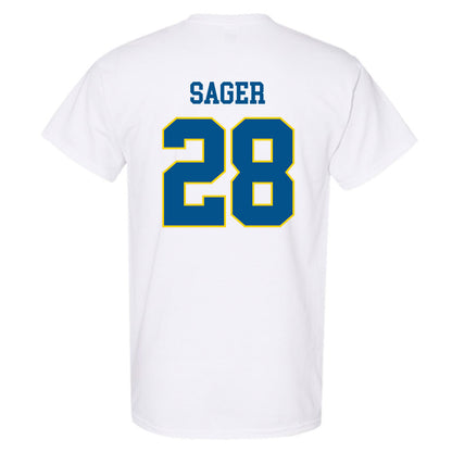 Delaware - Men's D2 Ice Hockey : Chris Sager - T-Shirt-1